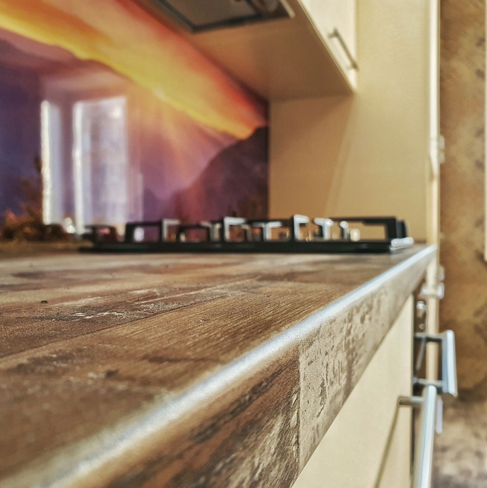 Белый кухонный гарнитур-Кухня МДФ в эмали «Модель 542»-фото5