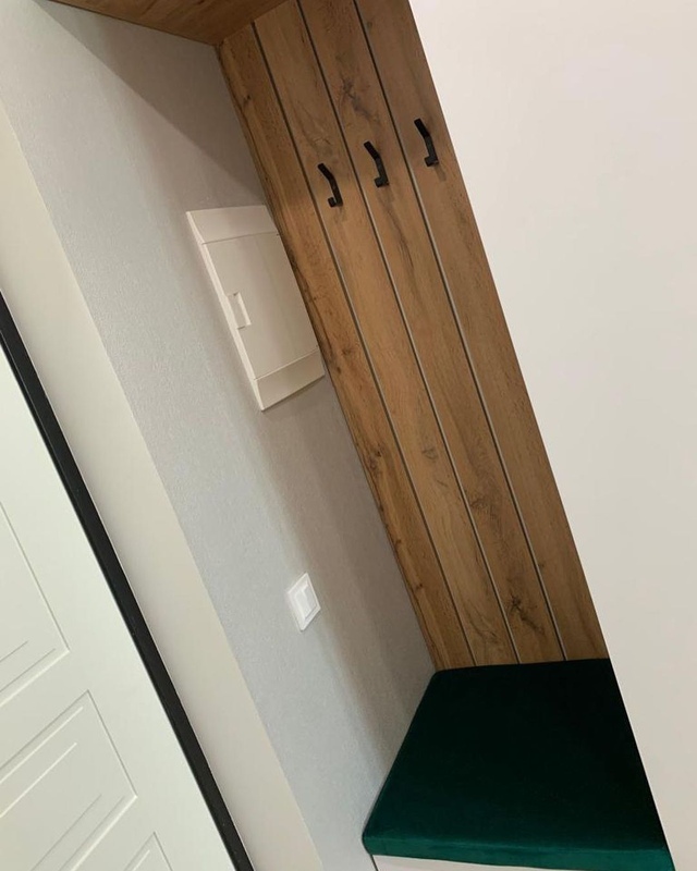 Встроенные распашные шкафы-Встраиваемый шкаф с распашными дверями «Модель 38»-фото8