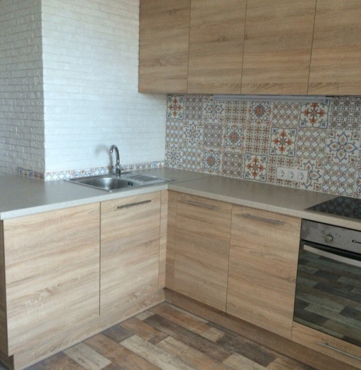 Встроенная кухня-Кухня из ЛДСП «Модель 389»-фото4